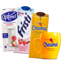 Houdbare Chocomel, Fristi of Optimel